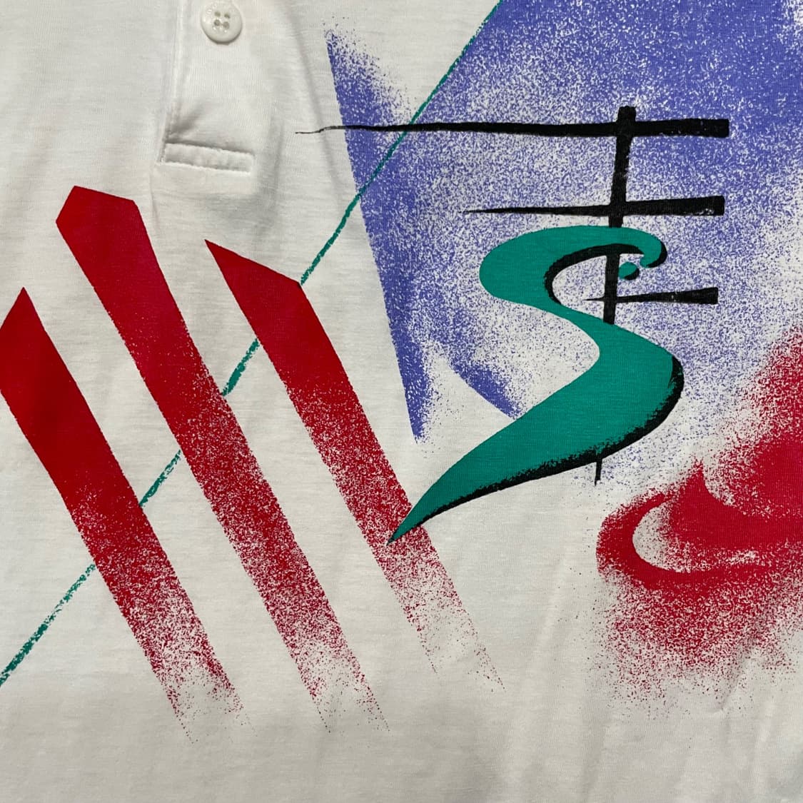 90‘s 아디다스 1/2 폴로셔츠 상품이미지3