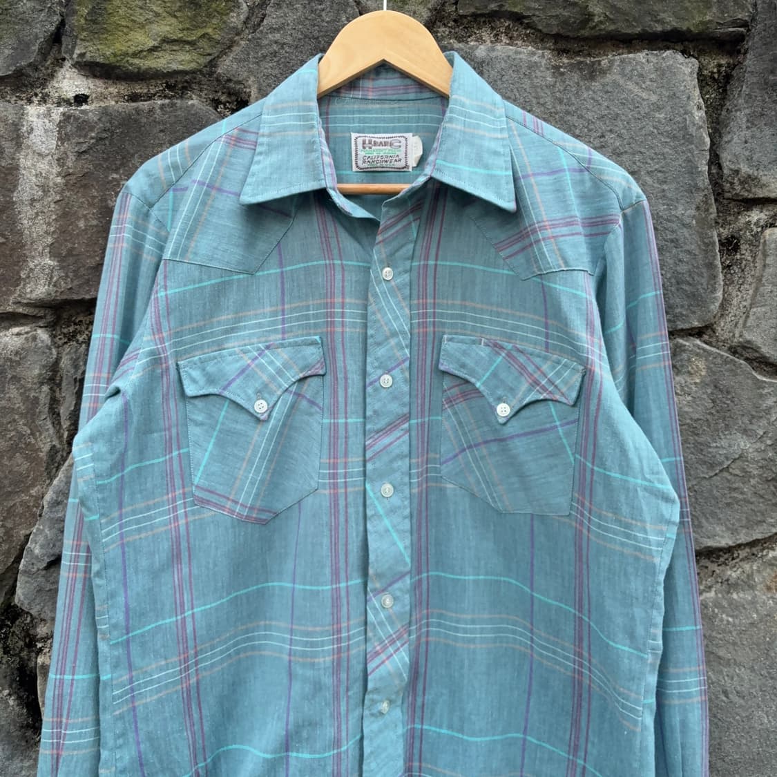 60~70s USA 에이치바씨 H Bar C 웨스턴 셔츠 상품이미지5