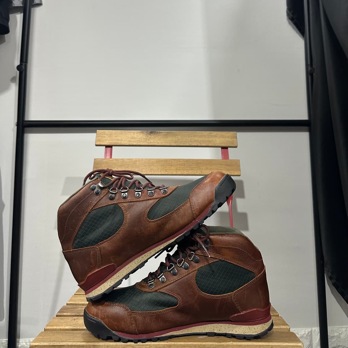 UK7.5) Danner 대너 부츠 남성 남자 하이킹 부츠 재그 브라운 상품이미지7