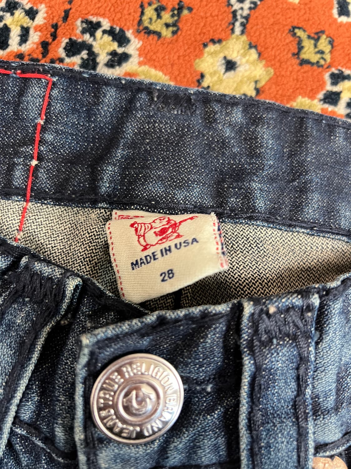 [29-30] 트루릴리전 빌리 슈퍼 티 블루 데님팬츠 상품이미지5