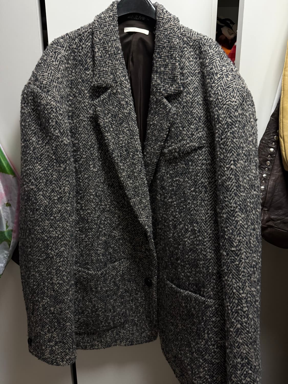 아모멘토 헤링본 자켓 상품이미지2