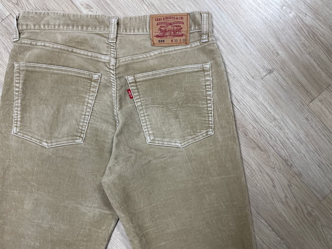 32) 00's 리바이스 재팬 533 코듀로이 팬츠(RRL&LVC&폴로) 상품이미지8