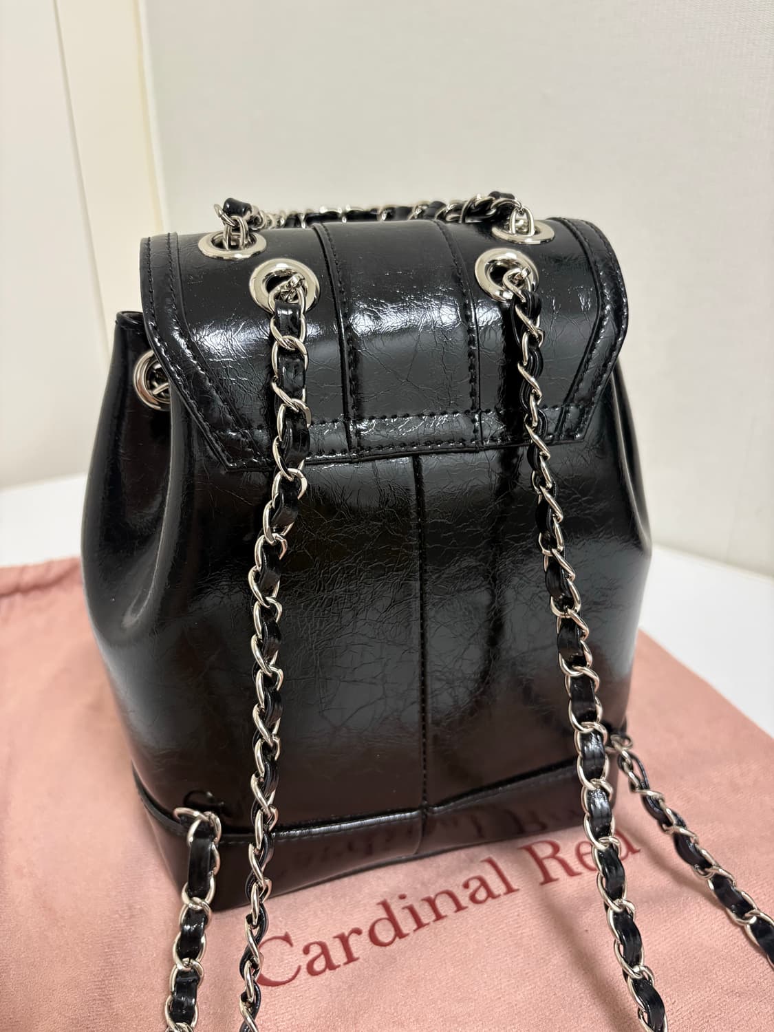 카디널 레드 백팩 Hawoo-a bag black 상품이미지3