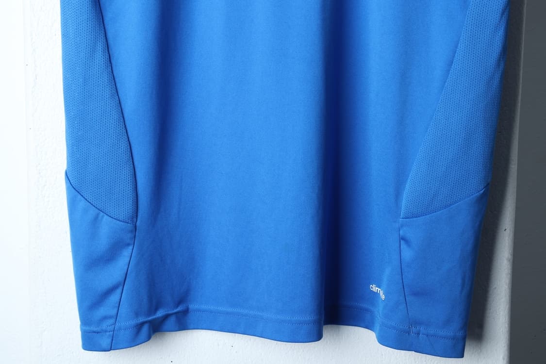 (L-XL) 아디다스 반팔 카라 티셔츠 기능성 블루 삼선-H30974 상품이미지4