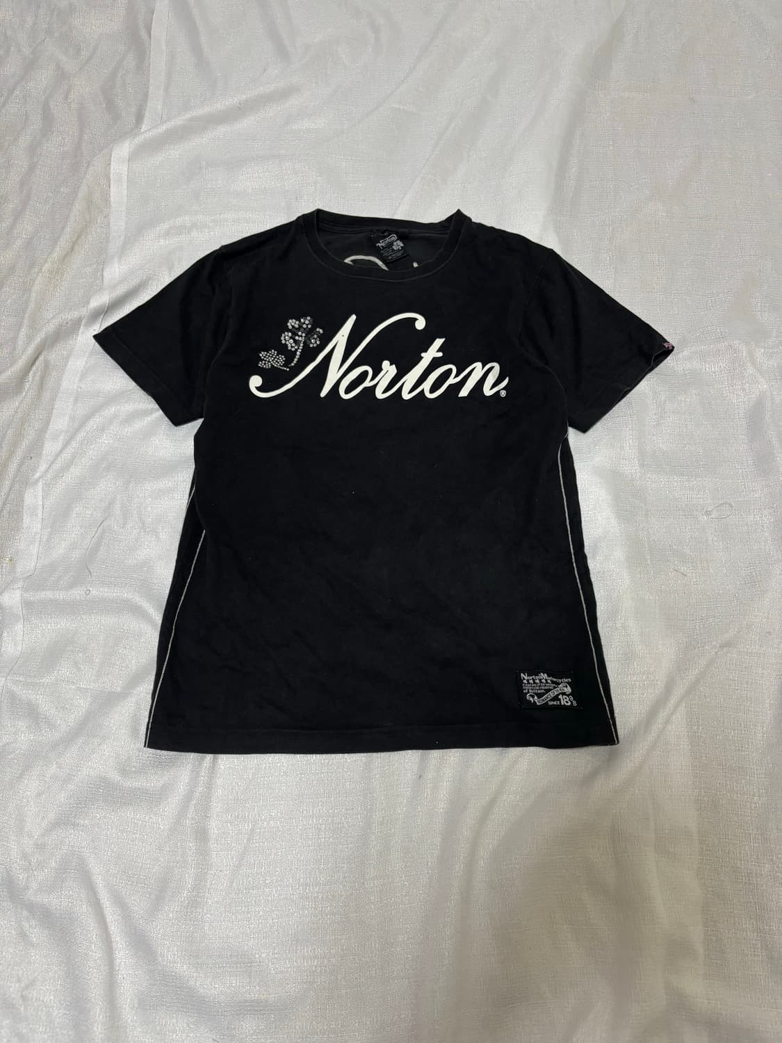“Norton” Y2K& Biker Mood Print tee 상품이미지3
