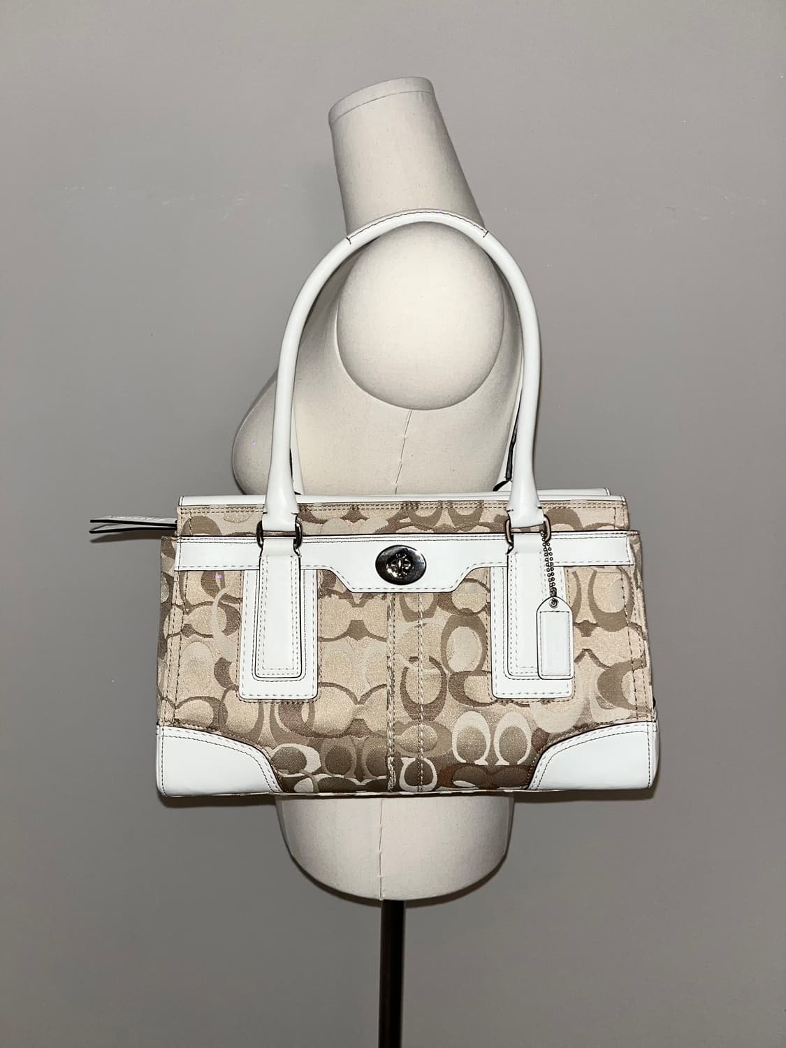 📦 Coach basic All white Shoulder Bag 상품이미지1