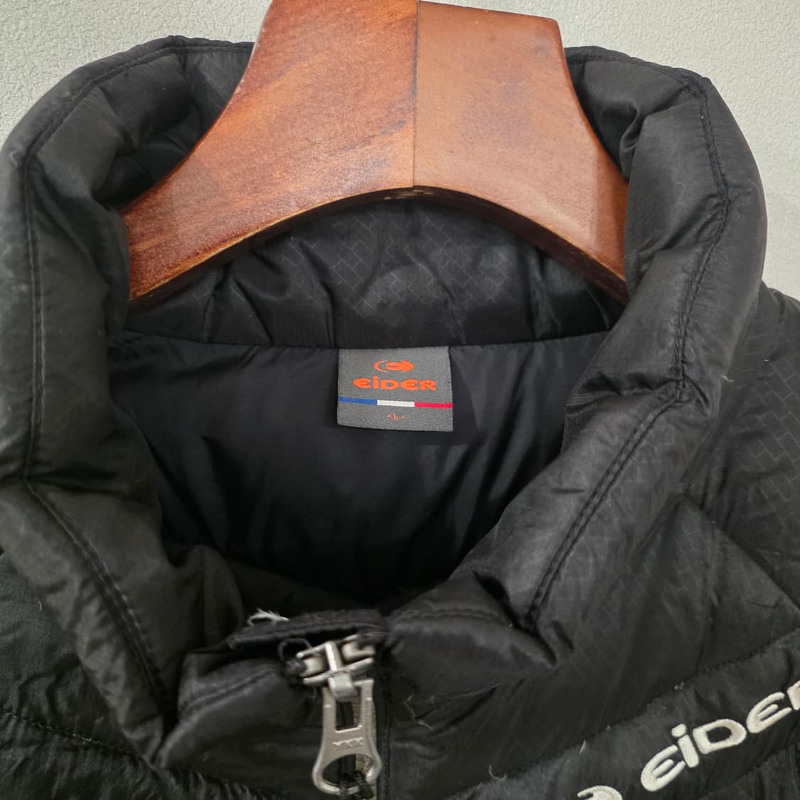 아이더 프린트 패턴 슬림 다운 자켓 L 상품이미지4