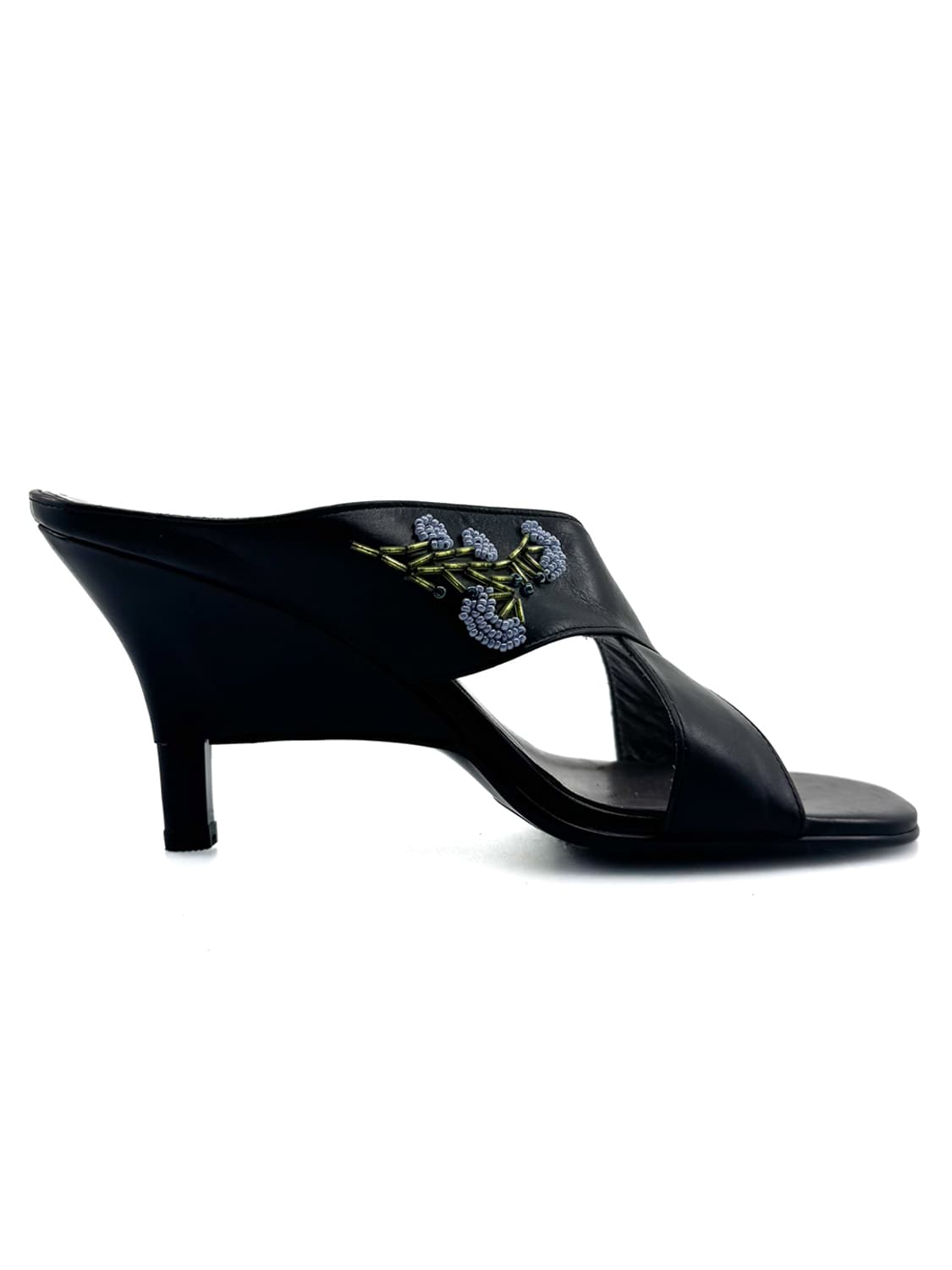 Chloe Beaded Leather Mule Heels /36 상품이미지3