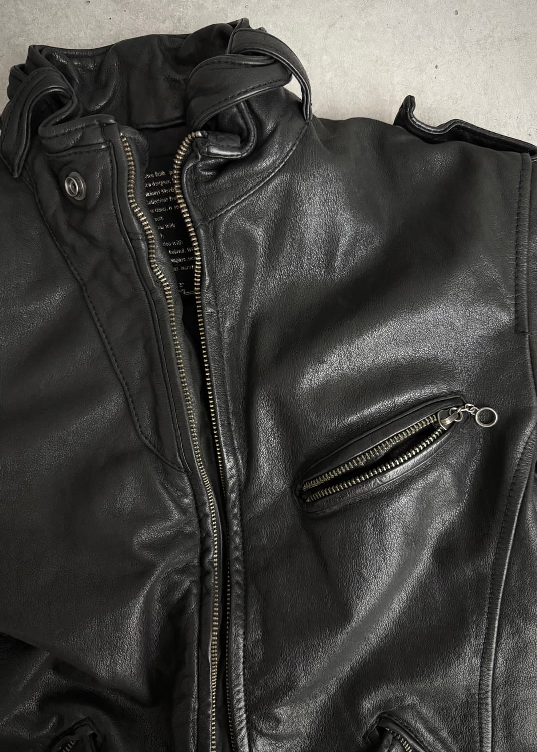 Kiminori Morishita leather jacket 상품이미지4