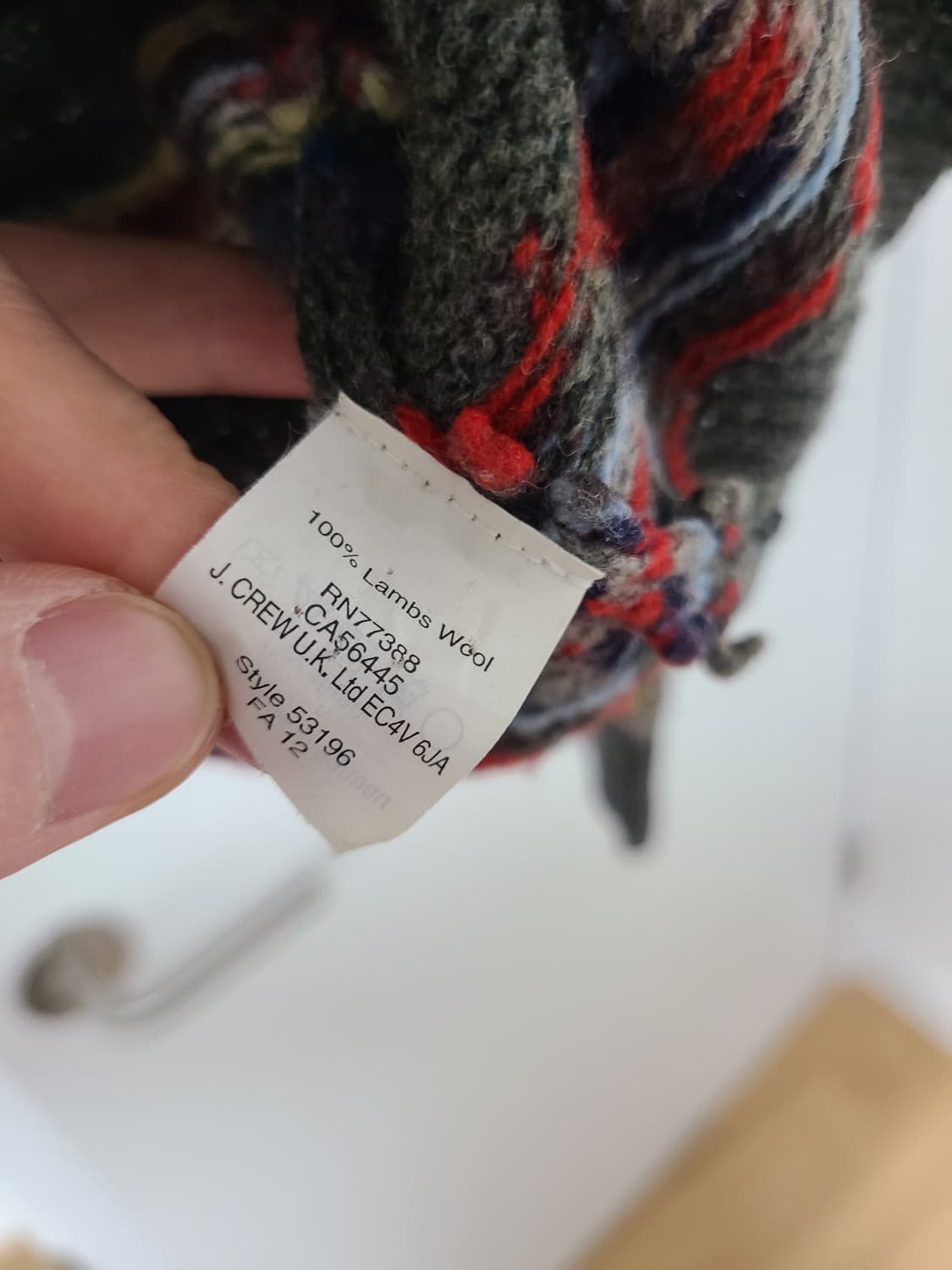 제이크루 j.crew 페어아일 램스울 니트 M 상품이미지5