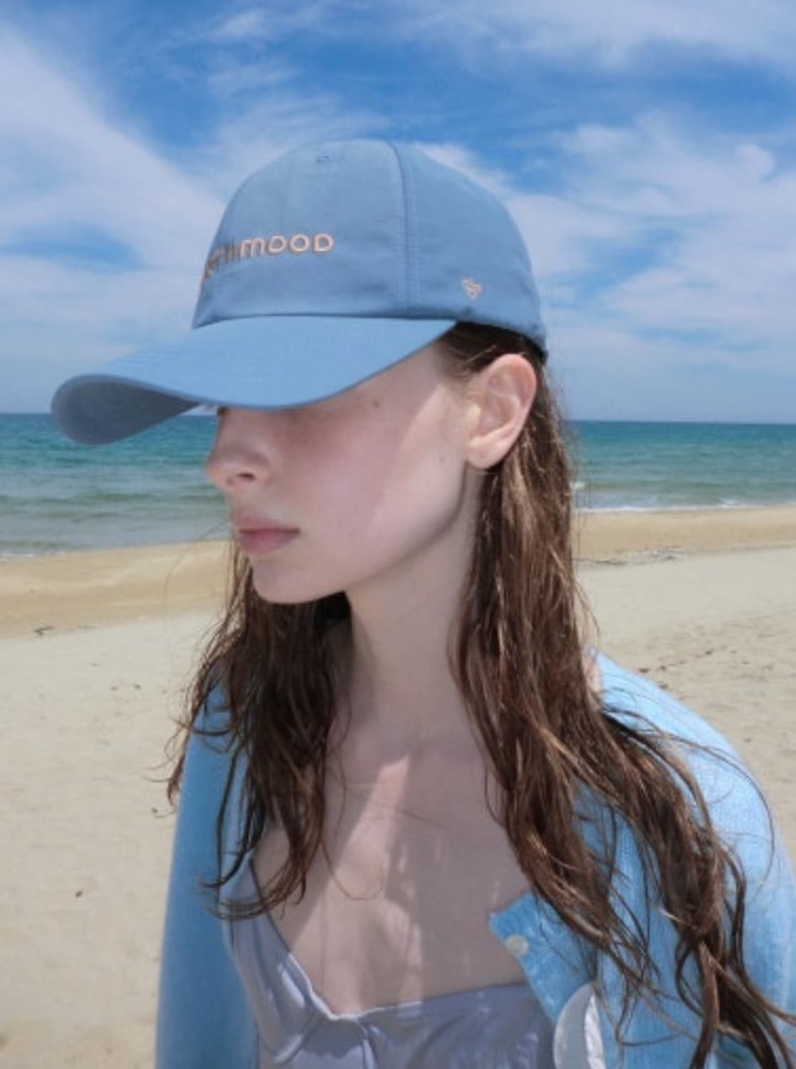 스무드무드 나일론 볼캡 블루 새상품 상품이미지2