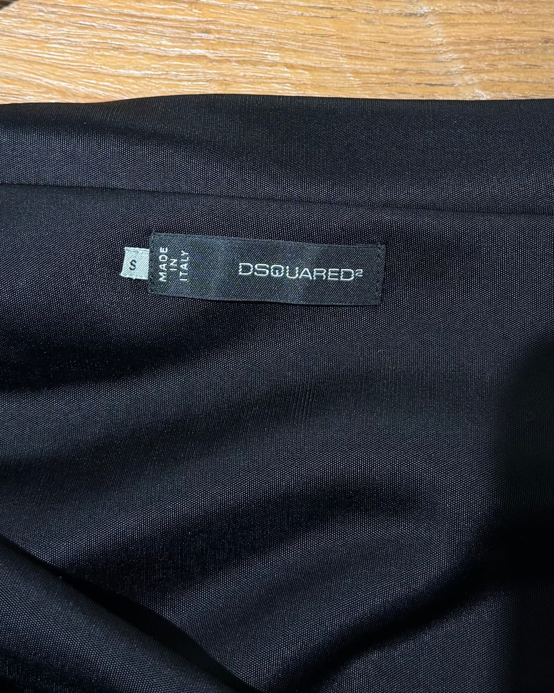 디스퀘어드2 블랙 비스코스 드레이프 드레스 상품이미지7