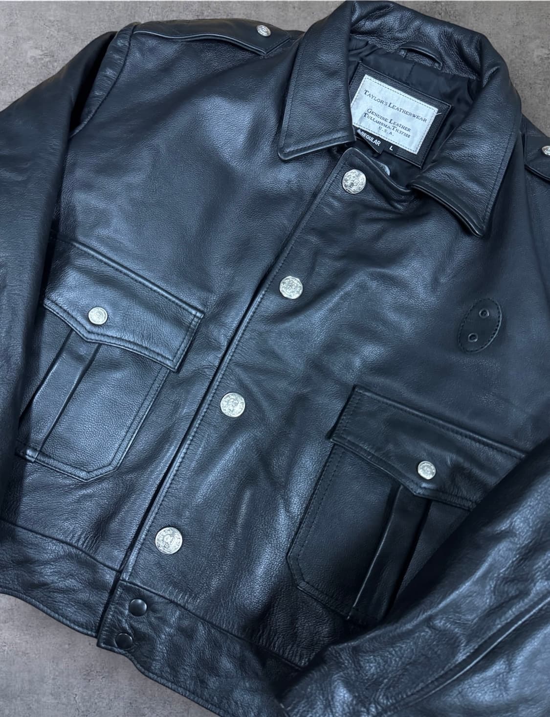 Talors leatherwear 시카고 폴리스 레더자켓 L 상품이미지2