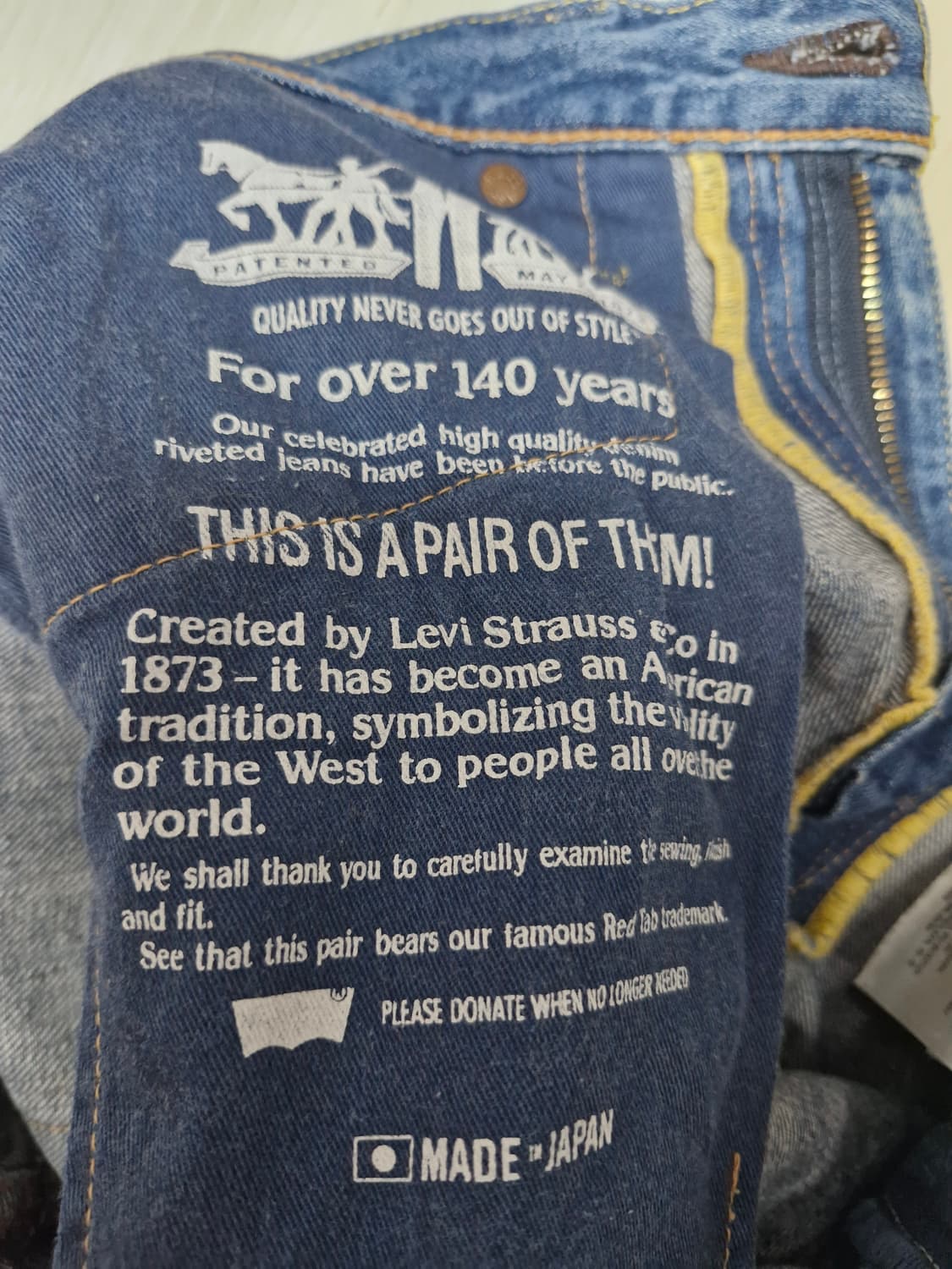 Levis 513 made in japan 상품이미지4