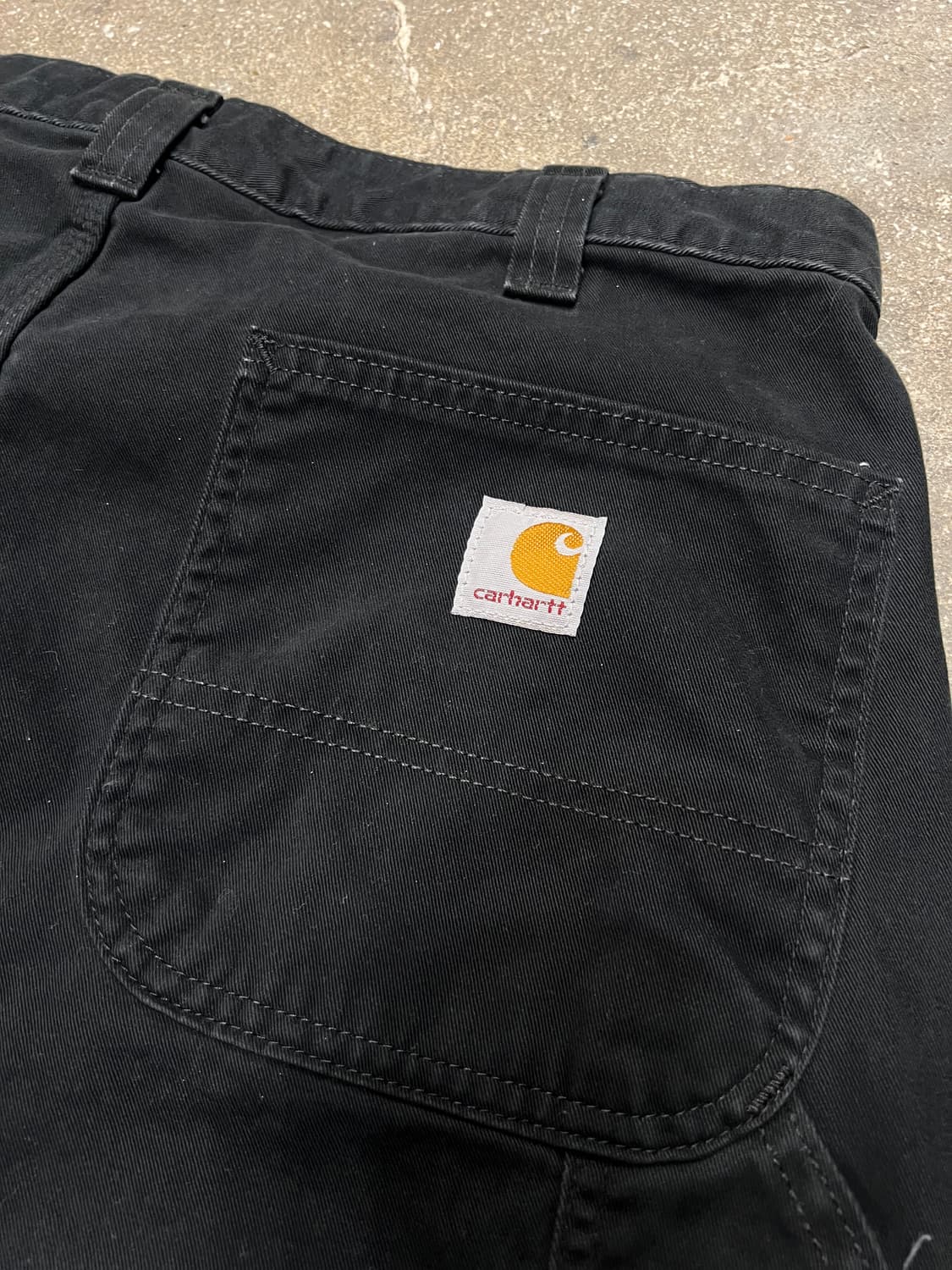 칼하트 피치 코튼 카펜터 워크 팬츠 블랙 상품이미지5
