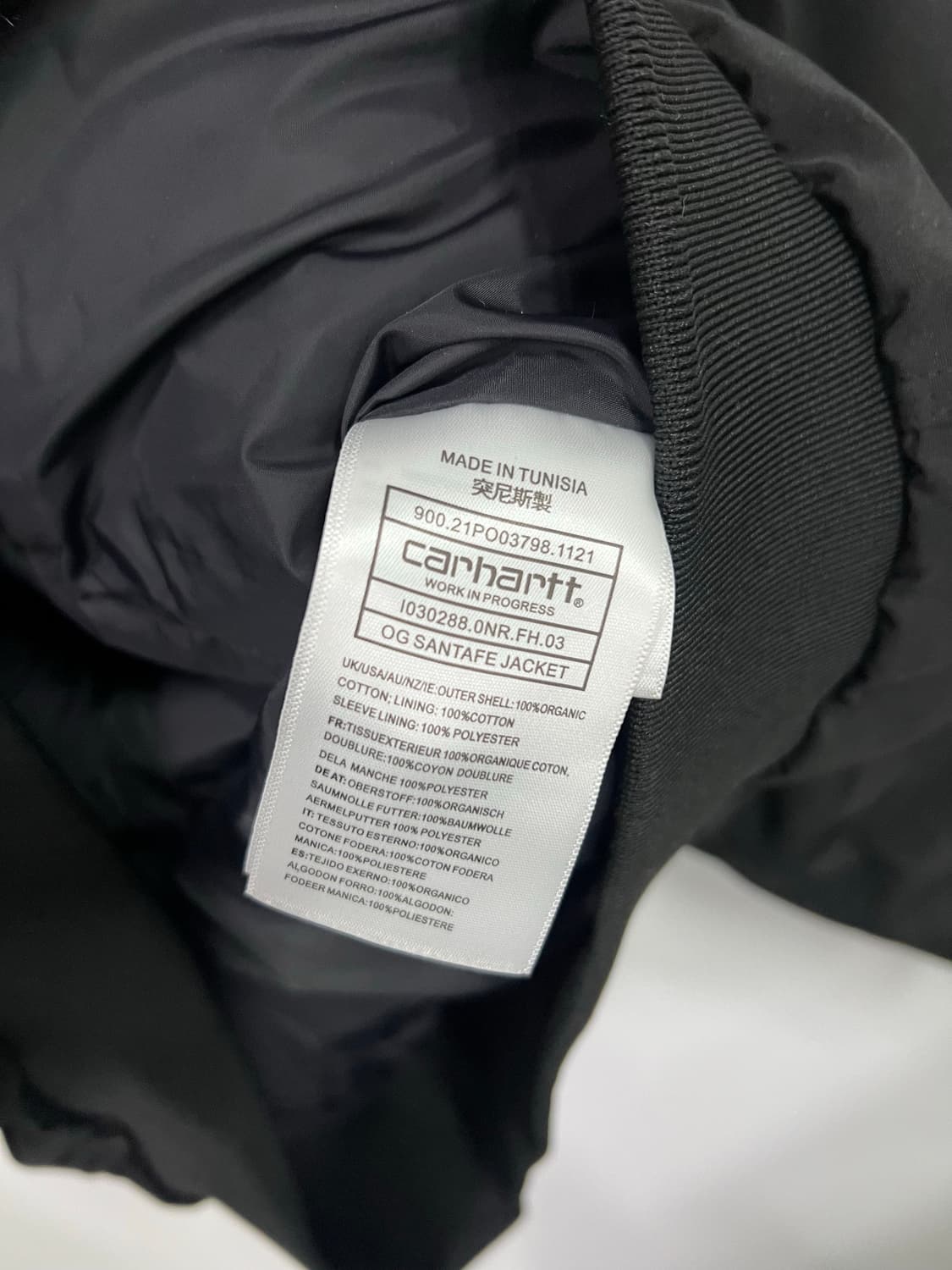 칼하트 블랙 후드패딩 상품이미지3