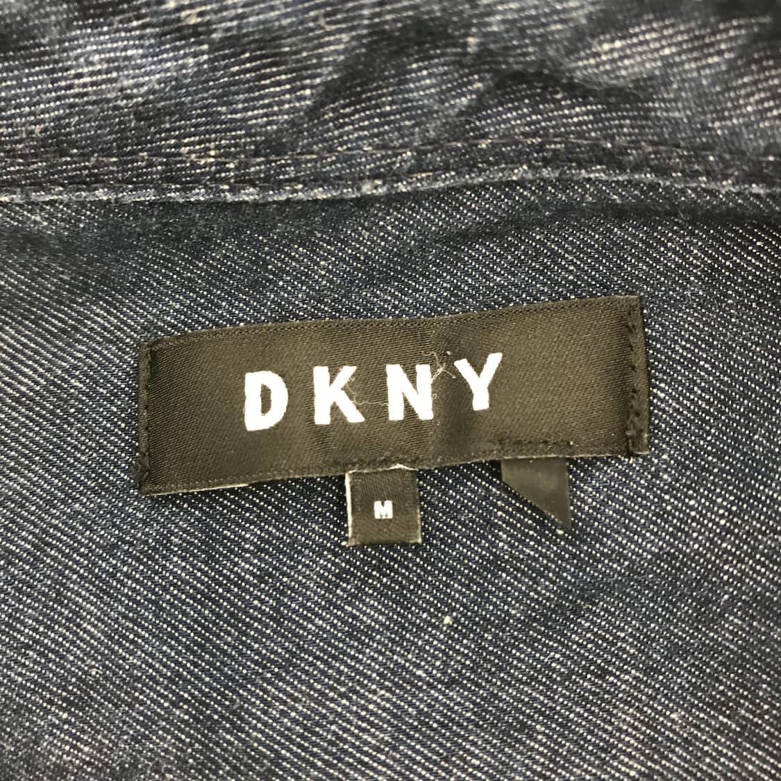 DKNY 진청 인디고 린넨혼방 데님셔츠 [M] 상품이미지5