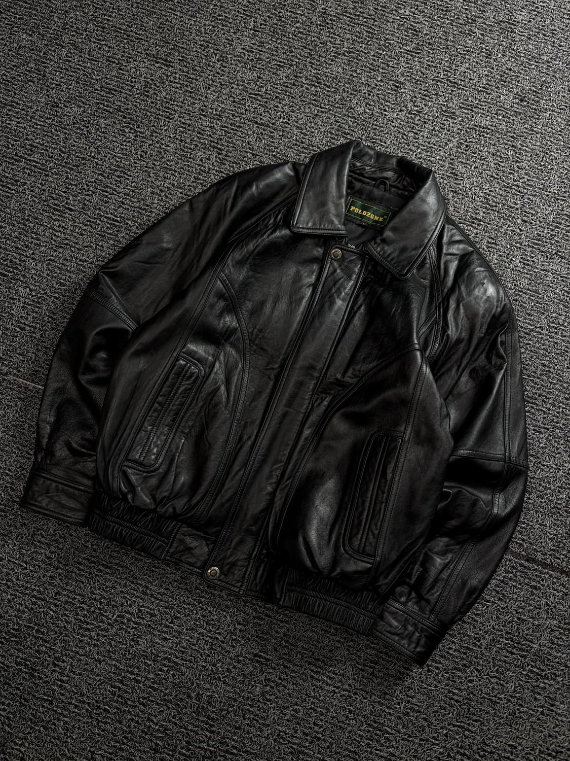 POLOZONE 램스킨 a-2 레더 봄버 자켓 1628 상품이미지1