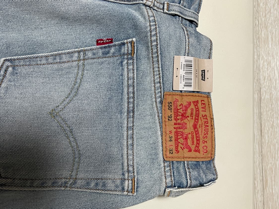 [새제품] 리바이스 550 ‘92 릴렉스드 테이퍼 청바지 상품이미지7