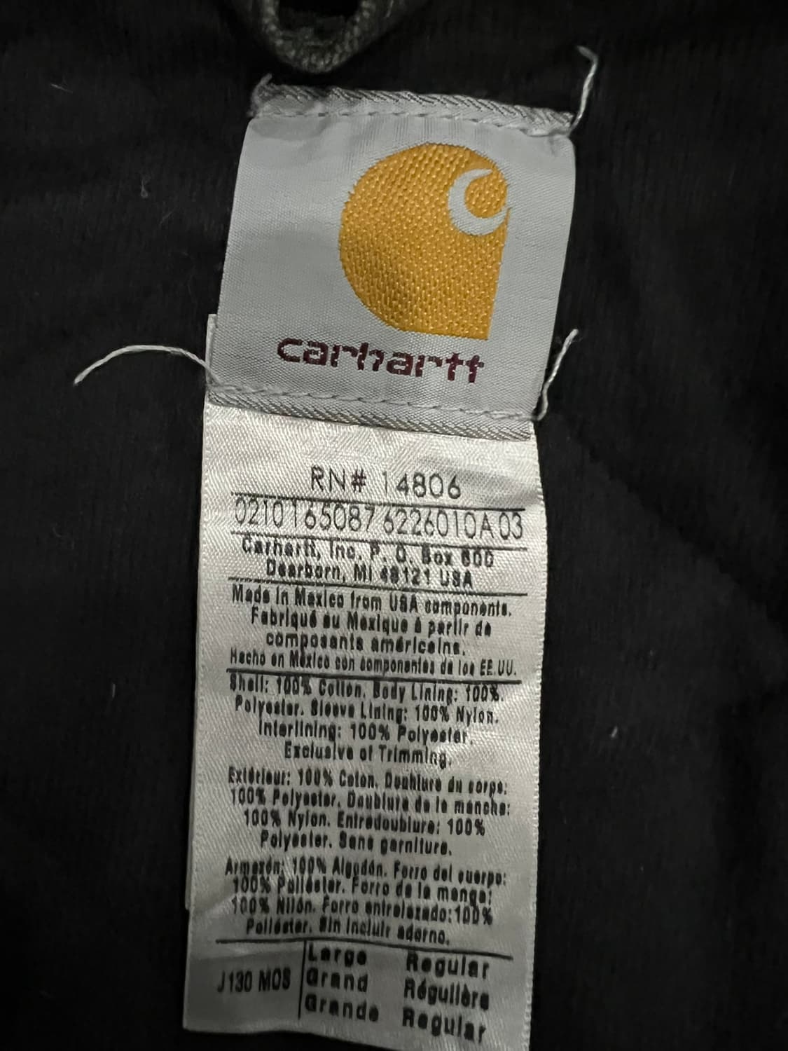 (L) 칼하트 덕 액티브 후드자켓 J130 MOS 모스그린 상품이미지4