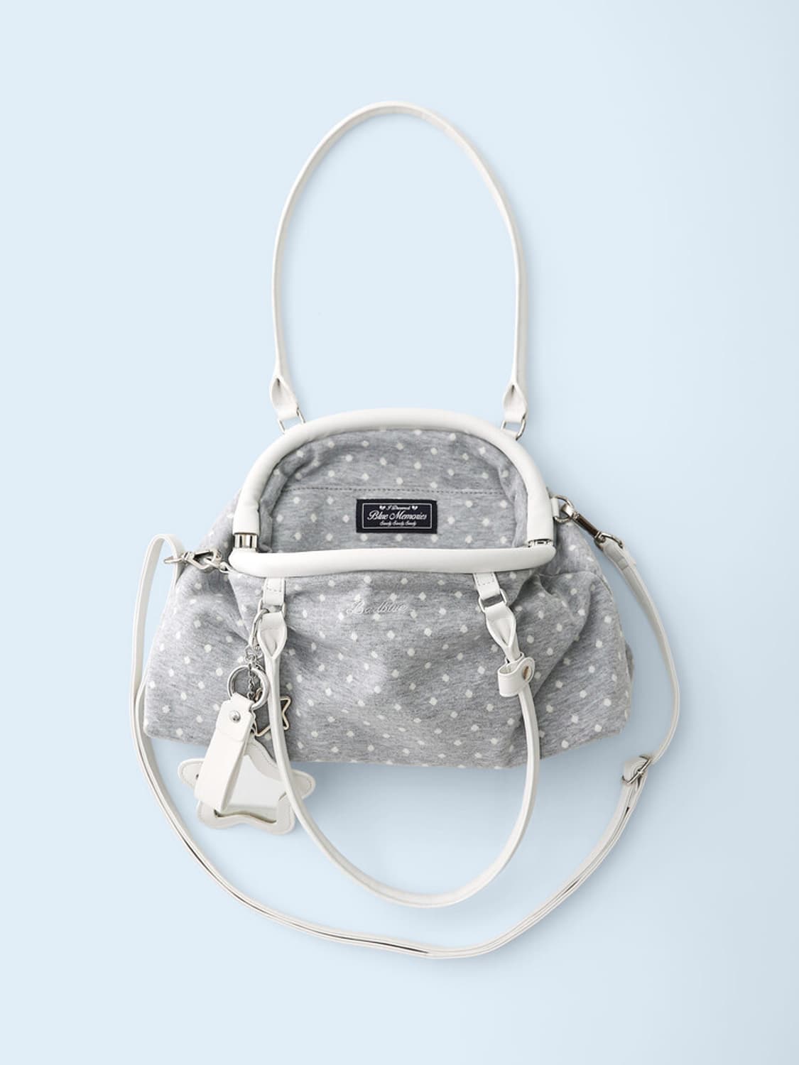 Dot Cozy Dumpling Bag Gray 상품이미지2