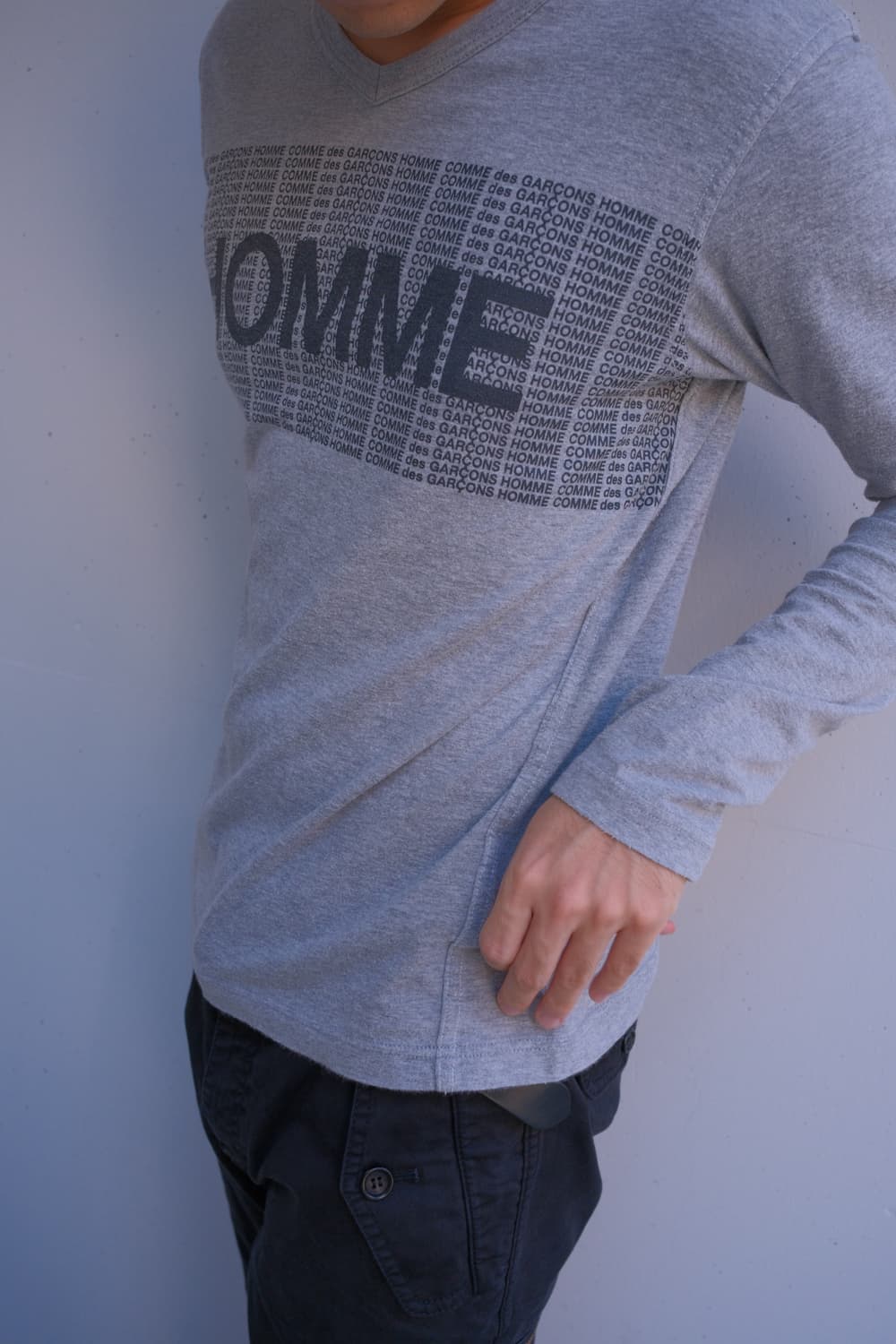 Homme v-neck long sleeve 상품이미지2
