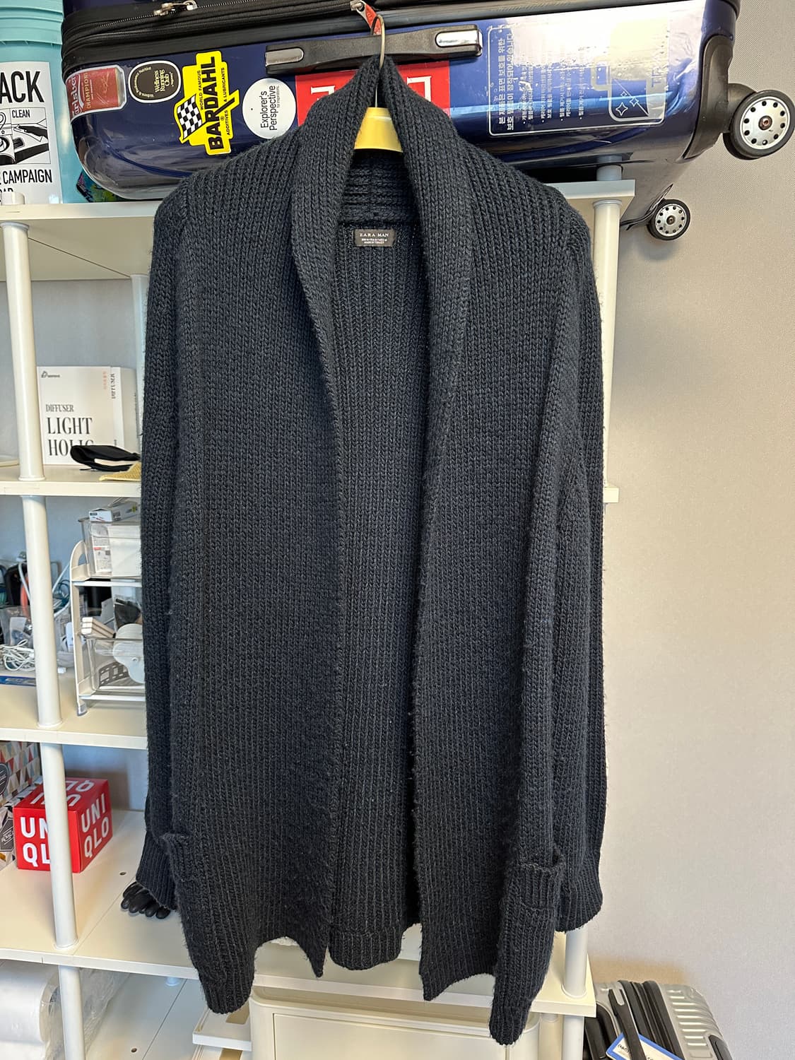 자라 ZARA MAN 니트 다크블루 가디건 M 상품이미지1