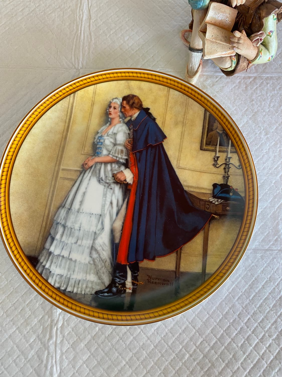 노먼록웰 장식 접시 결혼기념 상품이미지2