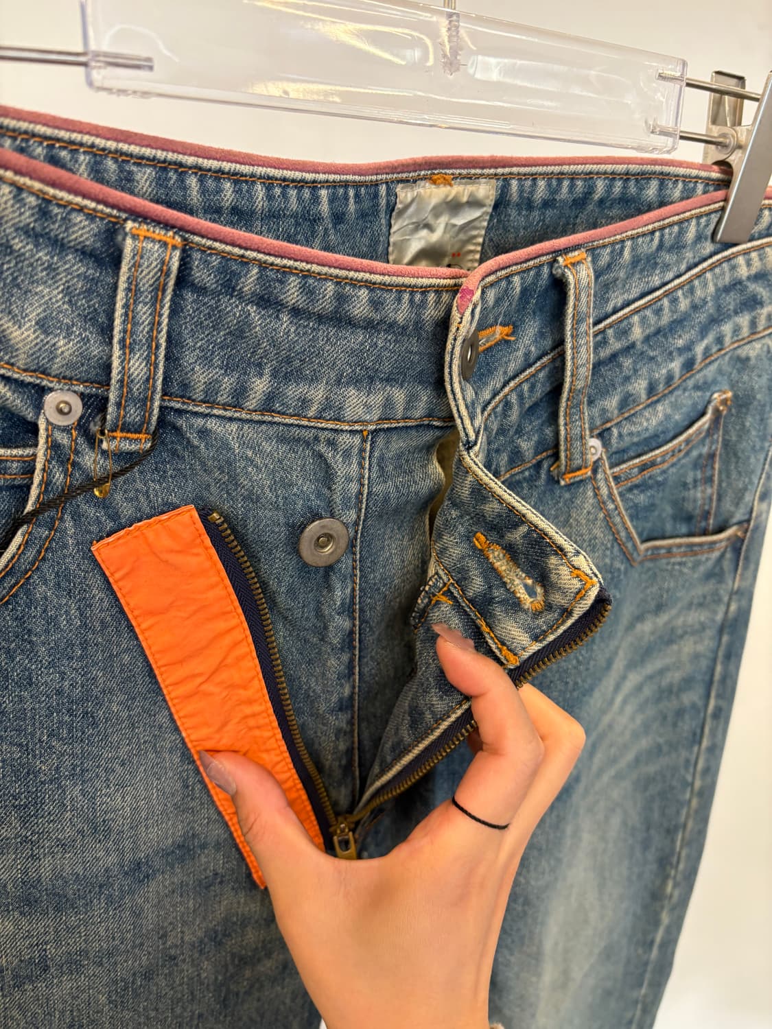 Vintage double button denim 상품이미지3