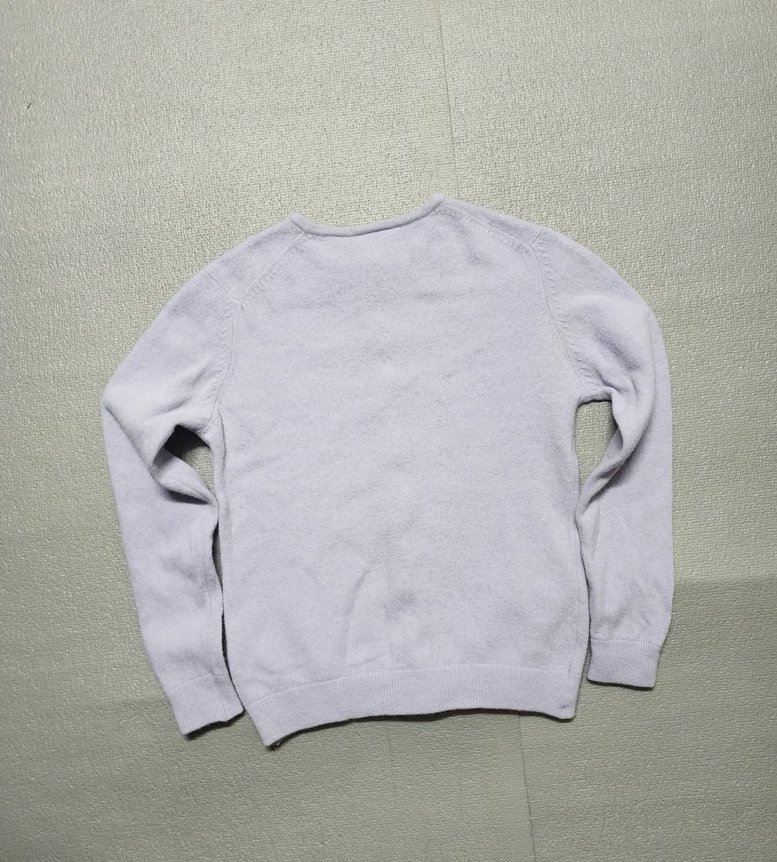 라코스테 라운드넥 울 가디건 연보라 상품이미지4