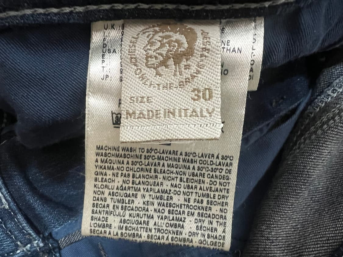 디젤 타나즈 008WW 데미지 워싱 데님 30사이즈 청바지 상품이미지9