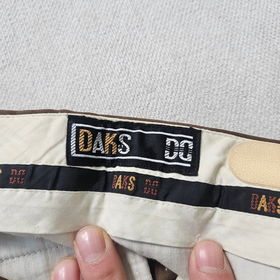 실측확인 닥스 와이드 슬랙스 팬츠 0330Y 상품이미지3