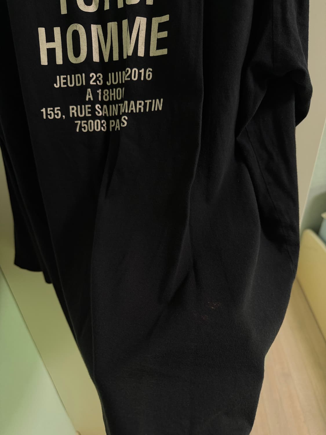 요지야마모토 pourhomme 17ss 스태프 롱슬리브 상품이미지7