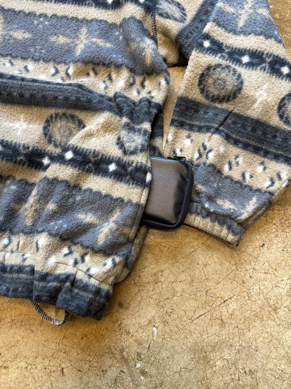 North River 빈티지 패턴 플리스 풀오버 상품이미지5