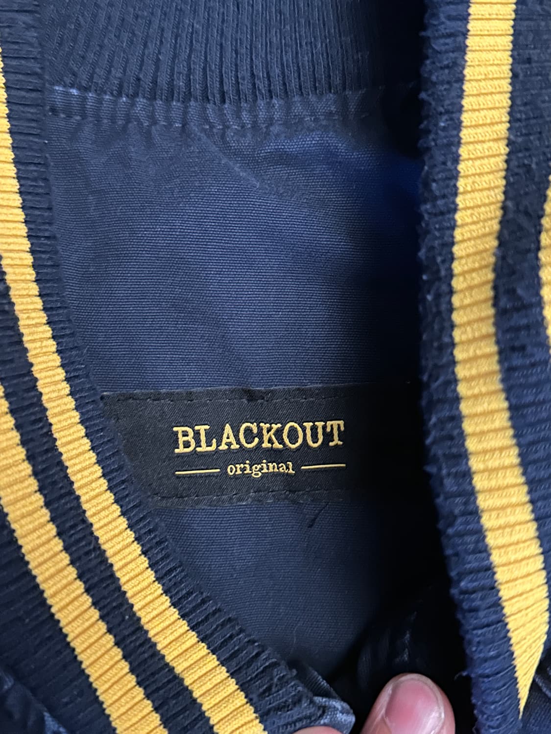 블랙아웃 팀자켓 XL 상품이미지2