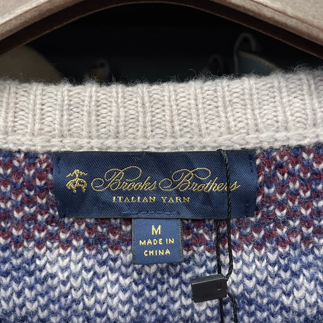 브룩스 브라더스 이탈리안 얀 페어 아일 케이블 니트 스웨터 상품이미지6