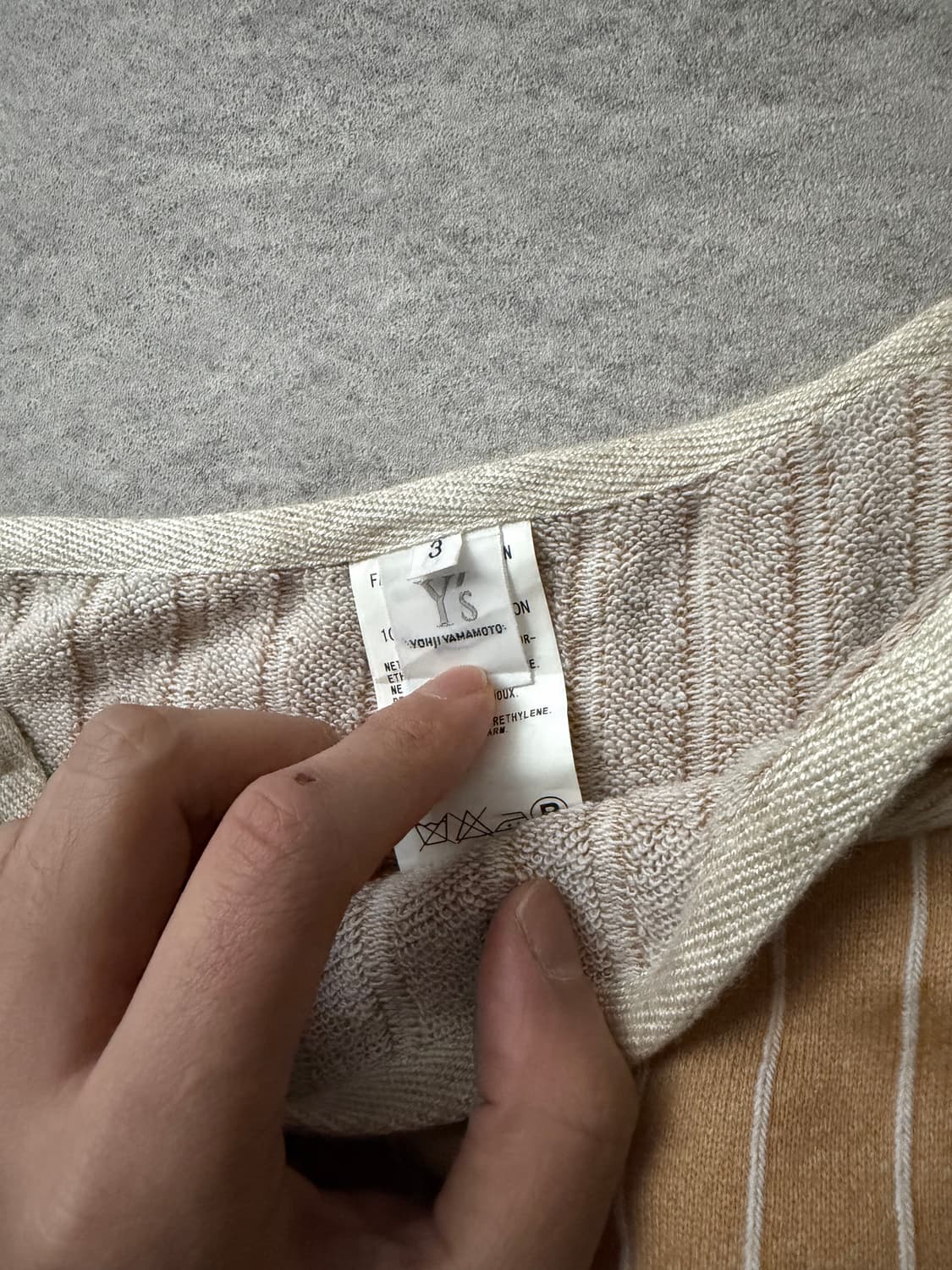 Y’s 스트라이프 롱스커트 상품이미지4