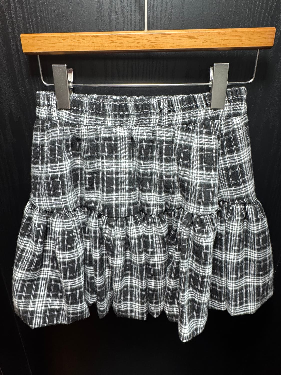 vintage skirt 체크 벌룬 스커트 상품이미지2