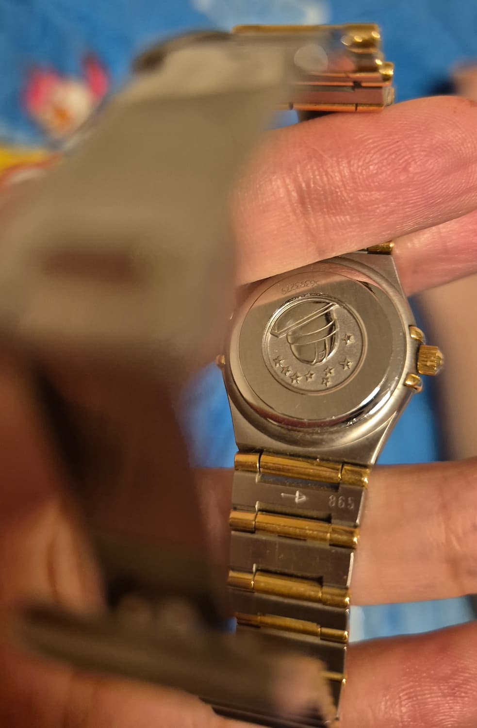 오메가 컨스틸레이션 18k콤비 다이아 12p 쿼츠 상품이미지5