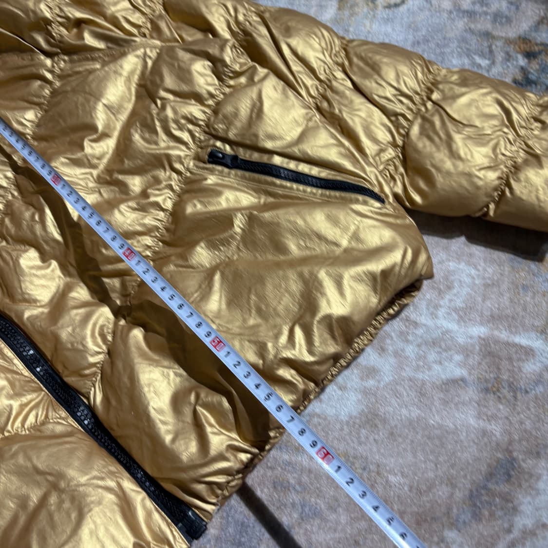 나이키 골드 크롭 패딩 상품이미지4