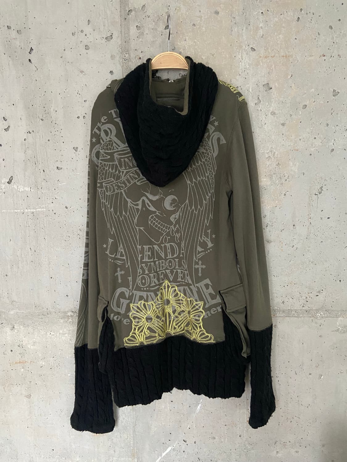 Glitz 니트 포인트 후드집업 상품이미지2