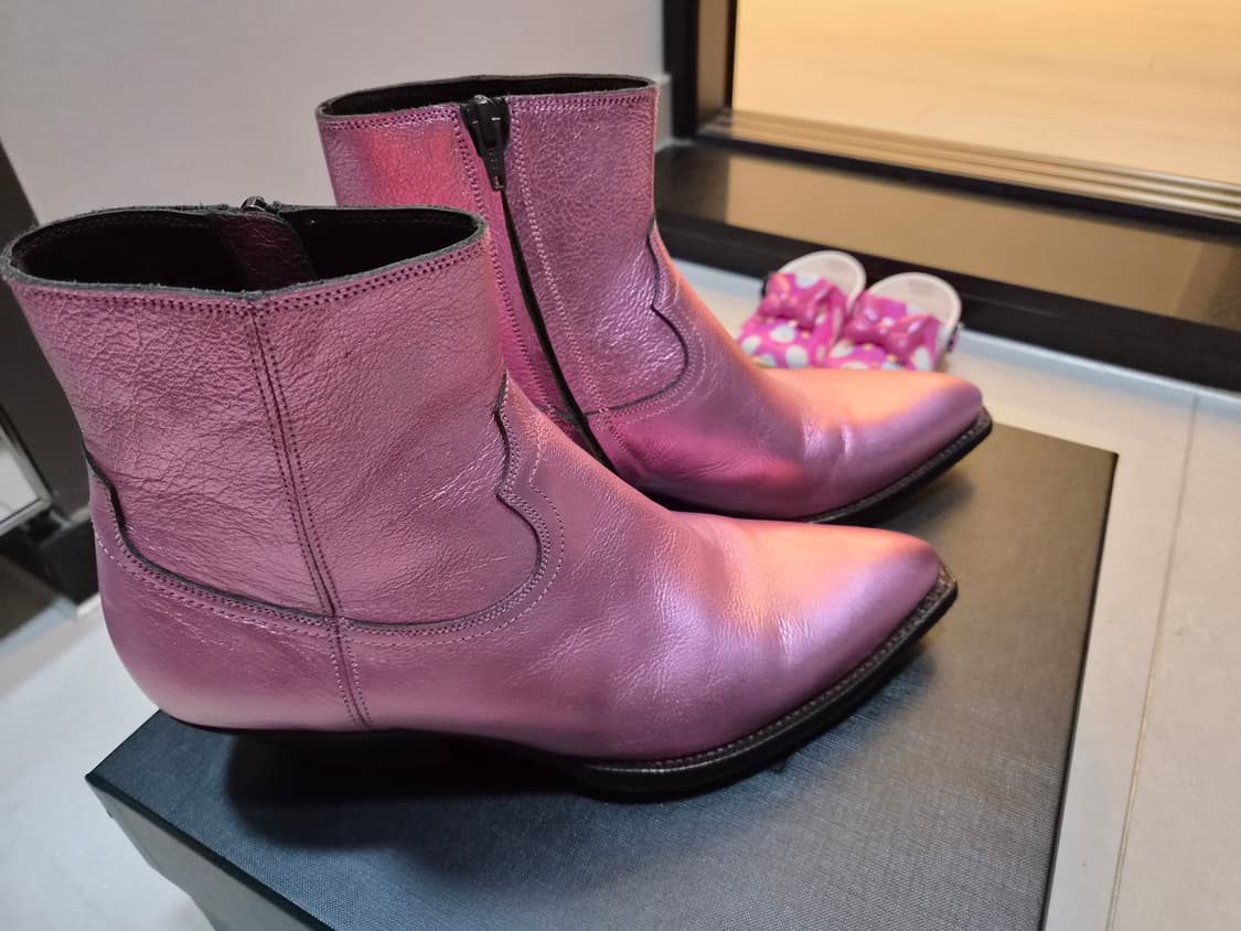 생로랑 아카이브 런웨이 웨스턴 부츠 유일매물 상품이미지4