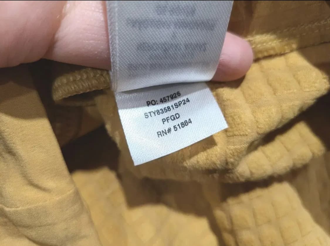 파타고니아 R1 테크페이스 자켓 (노란 겨자색) 상품이미지7