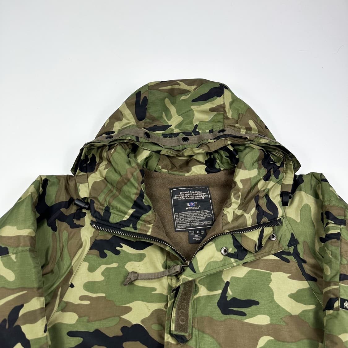 VTG 빈티지 메데코 밀리터리 카모 점퍼 자켓 (S) 상품이미지1