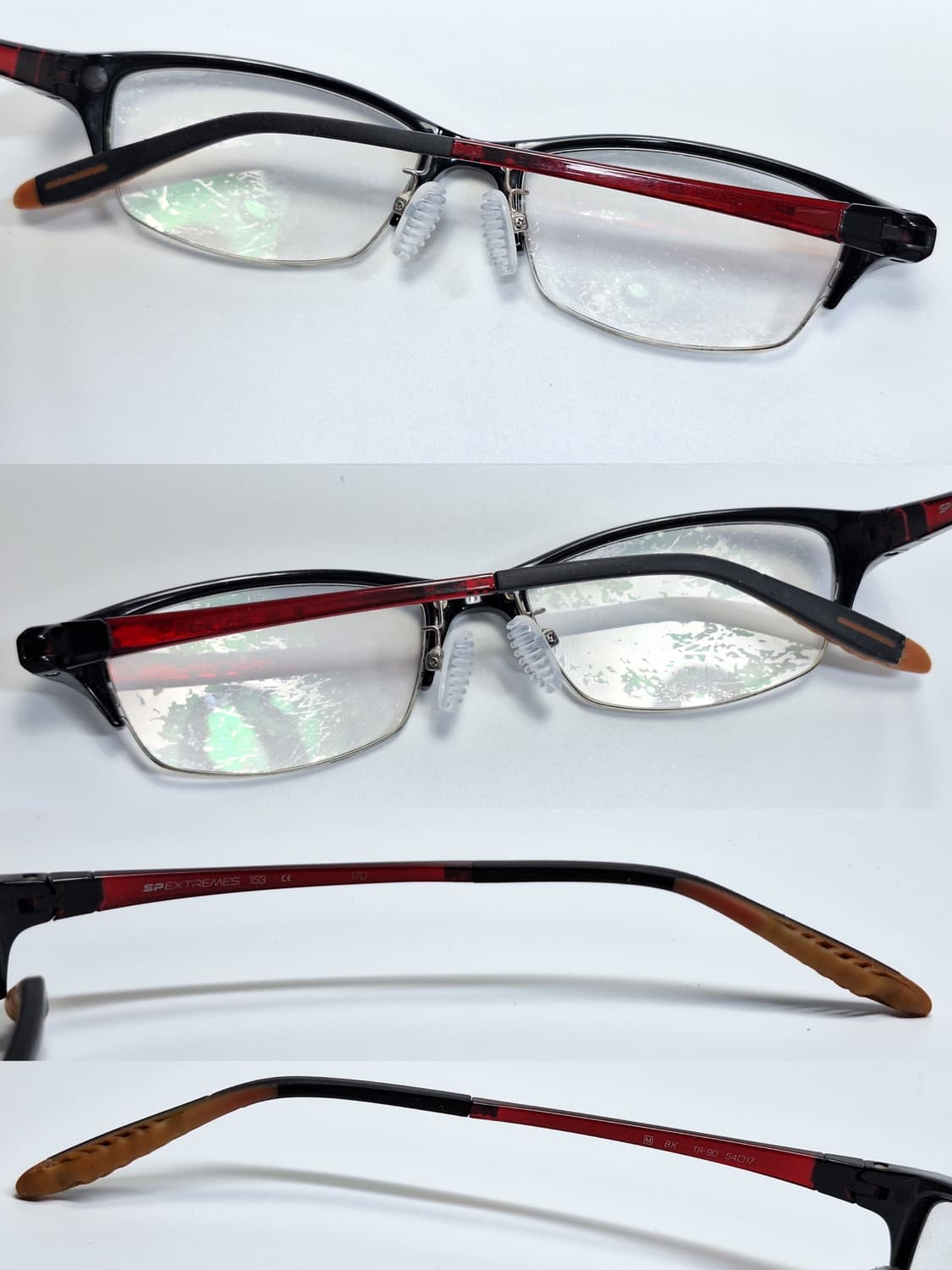 파리미키 SP EXTREMES 153 고탄성 스포츠 반무테 안경테 빈티지 상품이미지3