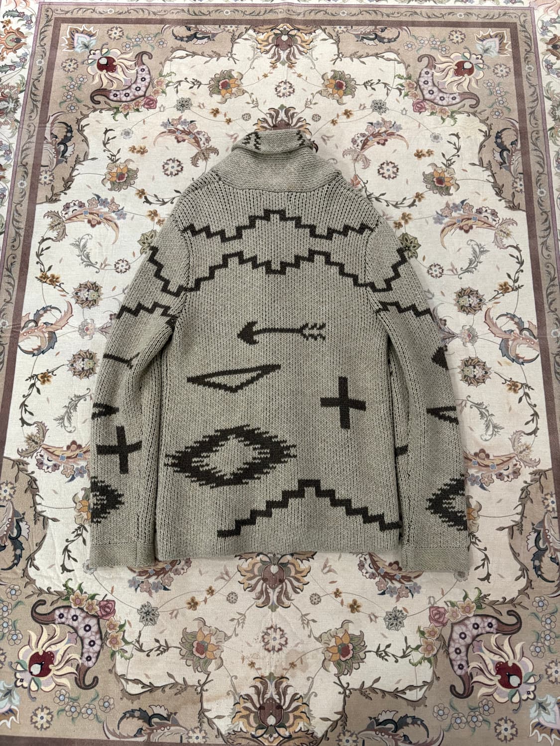 탑맨 나바호패턴 코위찬자켓 상품이미지2