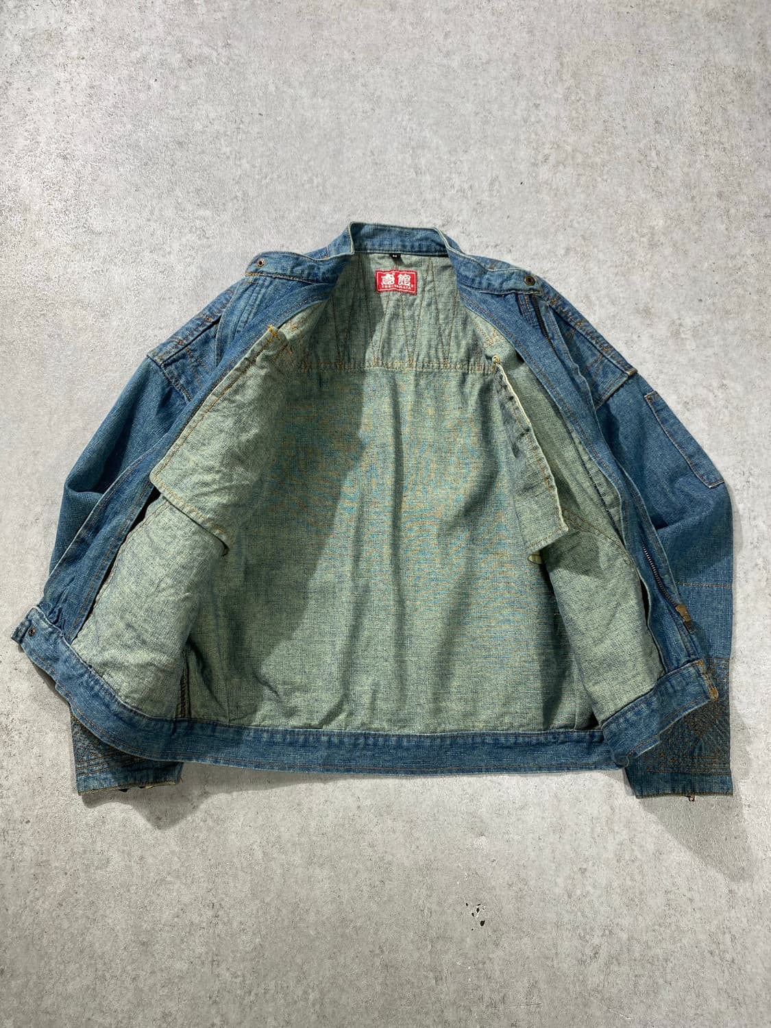 [M] 90s TOBI-YAKATA 크롭 데님 워크자켓 상품이미지7