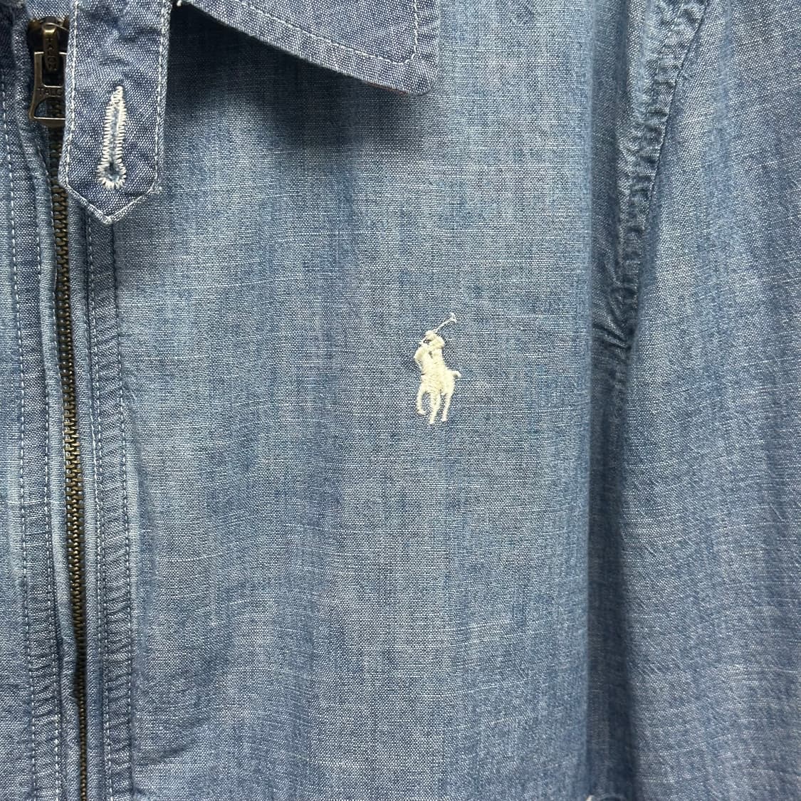 폴로 샴브레이 데님 스윙탑  상품이미지3