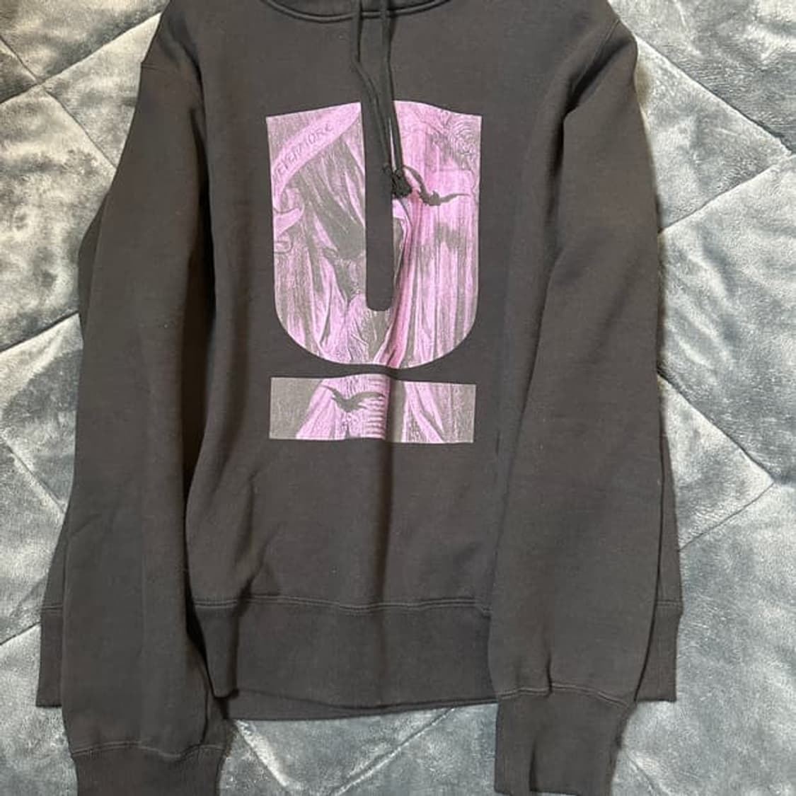 언더커버 박쥐 로고 후드 상품이미지1