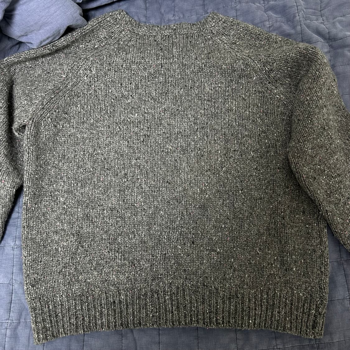 (L) stu 에스티유 슈퍼파인 울 브이넥 니트 인 그레이 상품이미지6